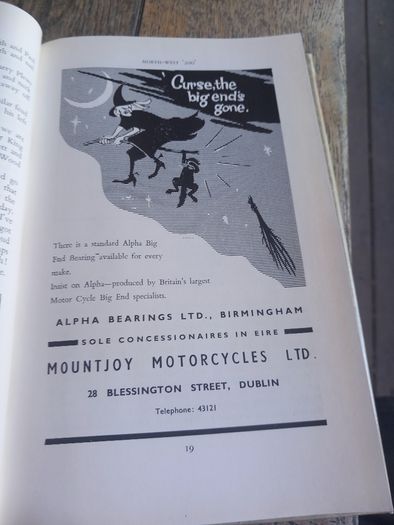 On two wheels and four 1956 1st edition hardback by Basil Brindley, extremely rare, D18 free reg post