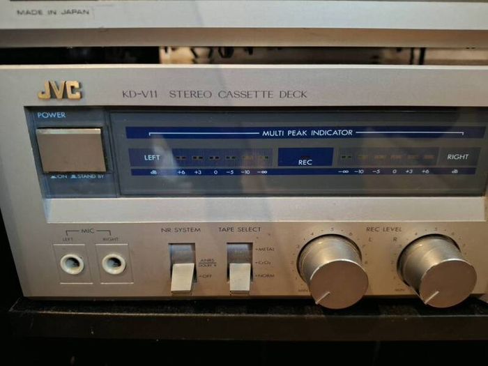 JVC Radio Stereo Tuner Model T-K11L and JVC Stereo Integrated Amplifier A-K11