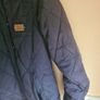 womens DIESEL quilted puffer padded coat jacket Size Medium brown detachable faux fur hood Image 3