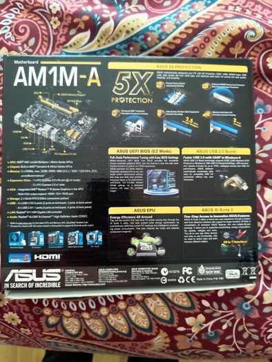 ASUS AM1M-A Micro-ATX Motherboard (AMD Socket AM1) - Great Condition