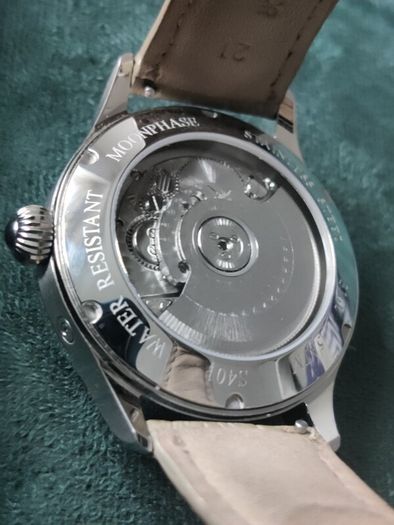 Sugess Moonphase Mechanical, Big Date Automatic 41mm Watch with Sapphire Crystal
