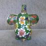 Vintage cloisonne elephant figurine enamelled copper statue painted in excellent condition 10cm standing see last photo FREE STANDARD POSTAGE INCLUDED Image 5