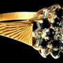 Vintage Hallmarked 14ct Gold/Diamond Cluster Image 9