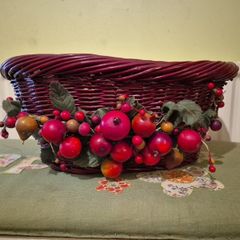 Vintage Large Wicker Basket