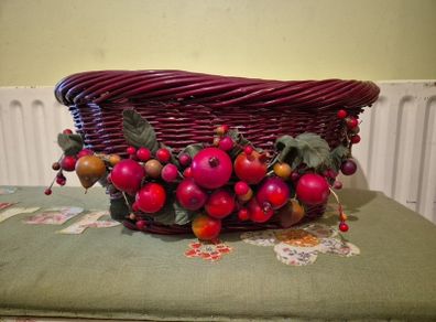 Vintage Large Wicker Basket