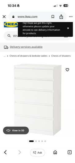 chest of drawers