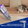 Car Vacuum Cleaner Cordless Powerful 22000Pa Strong Cyclonic Suction Blowing Brushless Motor Portable Rechargable Lightweight for Pet Hair Vehicle Home Office Purple Image 2
