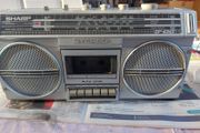 Vintage SHARP Stereo Radio Cassette Recorder, Model GF-4343E(S), Radio works great, Tape Deck does not play tapes. Excellent Volume