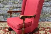 Victorian Walnut Nursing Rocking Chair.