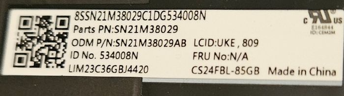 Lenovo P1 Gen7 Gen 7 UK Keyboard