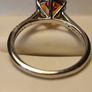 3 ct. Citrine Solitaire Ring with Moissanite accents. Bargain Price Image 4