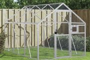 Aviary Silver 1.79x3x1.85 m Aluminium