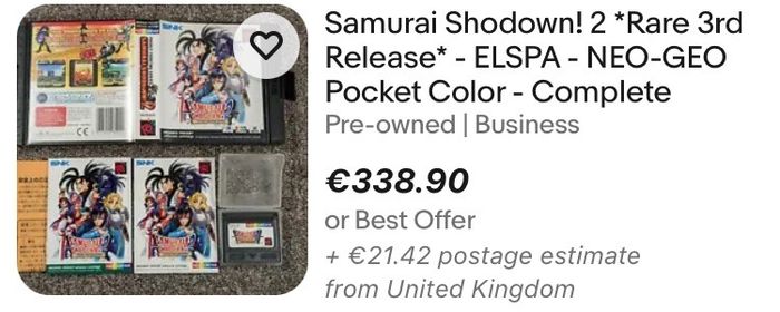 Samurai Shodown 2 - NeoGeo Pocket Colour