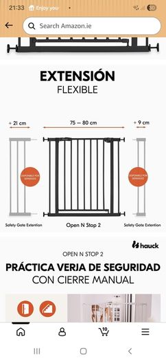Hauck Baby Gates x3 plus extenders