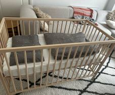 IKEA SNIGLAR 2-Piece Baby Furniture Set, Crib and Changing Table