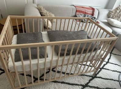 IKEA SNIGLAR 2-Piece Baby Furniture Set, Crib and Changing Table