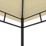 Garden Gazebo 4x4x2.9 m Cream 180g/m2 Image 3