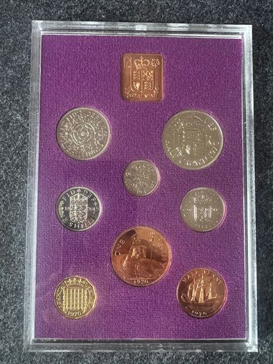 1970 UK Proof Annual 8 Coin Set Pre Decimal