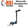 iPhone XS Replacement Charging Port Dock Connector Flex Cable Mic Grey Image 3