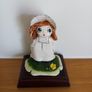 Collectable Italian Zampiva Big eyed, Spaghetti haired girl. Image 2