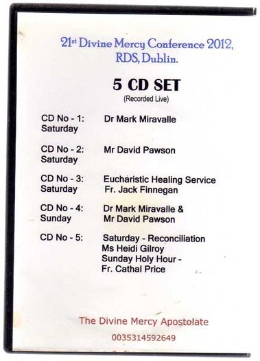 Divine Mercy  21st Conference - 2012 - 5 Cd Set