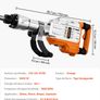 Heavy Duty Jack Hammer, 3500W, Concrete Breaker Image 10