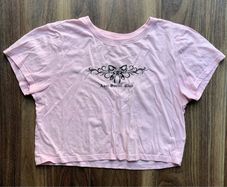 Ladies/Girls Slogan Crop T-shirts: Medium (suit Size 12-14) - OR FREE WITH ANY OTHER PURCHASE