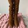 Suede slouch boots Image 7