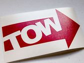 2 Tow hook stickers suit drift / jdm / euro decals