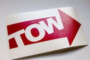 2 Tow hook stickers suit drift / jdm / euro decals