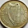 Irish silver shilling 1s saorstat Image 5