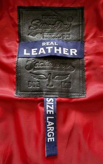 Superdry Premium Mens  Real Leather Jacket.