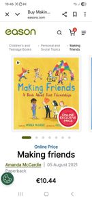 Making Friends, a book about first friendship