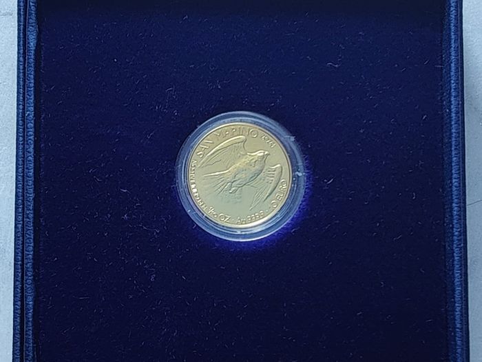 San Marino 10 Euro Gold (.999) Brilliant Uncirculated Coin 2024 - Peregrine Falcon