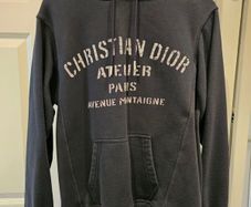 Genuine Men Christian Dior Atelier "Paris Avenue Montaigne" Hoodie (Size XXS)