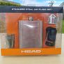 HEAD stainless steel hip flask set Image 3