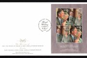 2005 Great Britain Royal Wedding of HRH The Prince of Wales and Mrs Camilla Parker Bowles Commemorative Stamps Miniature Sheet Addressed First Day Cover (FDC)