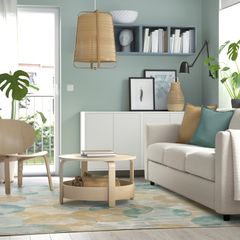 PRICE Drop IKEA UTTAG Area Rug (160x230cm) - Teal & Mustard - Excellent Condition