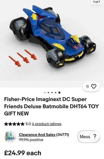 IMAGINEXT Batman Batmobile Vehicles