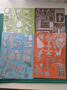 Metal dies for cutting machines set -2