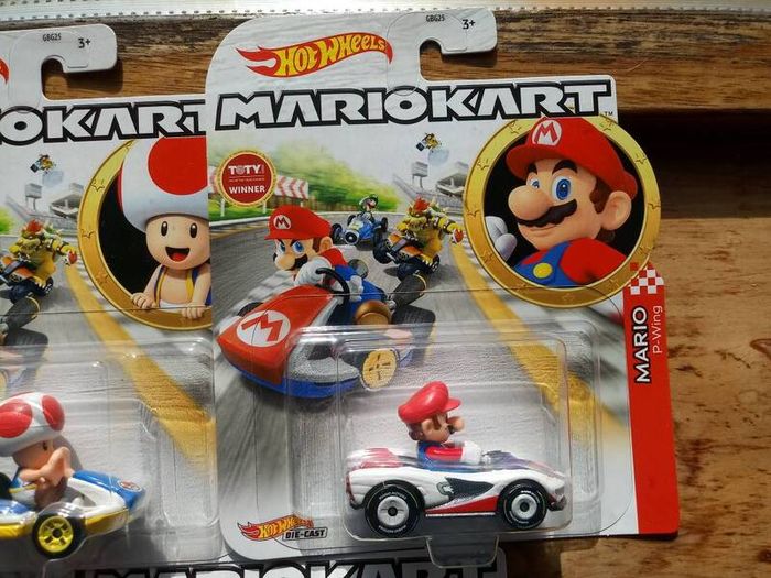 Hot Wheels Mariokart Complete 7pc Series