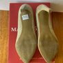 Gold Christmas Party Wedding New Year's Ball Shoes Marco Tozzi Size 6/39 Image 5