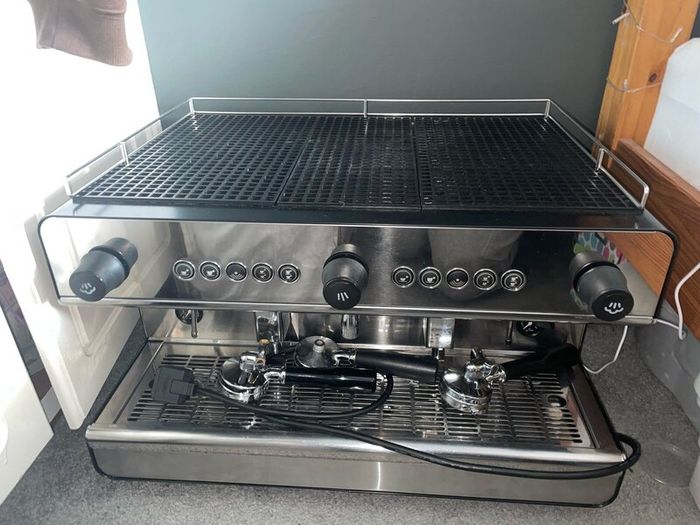 2-Group lberital IB7 Coffee Machine And Grinder