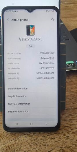 Samsung Galaxy A23 5G Dual SIM Unlocked Excellent Condition