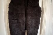 jacket faux fur gilet XL