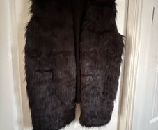 jacket faux fur gilet XL