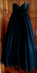 Pia Michi Jet Black Debs/Grads Dress