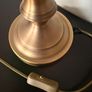Qazqa - Classic Table Lamp I Table LightInotary lamp Bronze with Green Glass - Banker- - Classic I Antique - Suitable for LED E27 | 1 Light - Steel Table lamp - Suitable for Living Room I Image 4