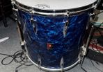 Vintage 60s Premier 16 x 15 Floor Tom Diamond Pearloid Blue