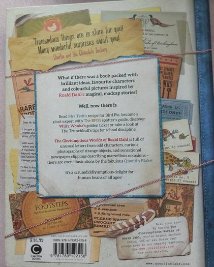The Gloriumptios worlds of Roald Dahl
